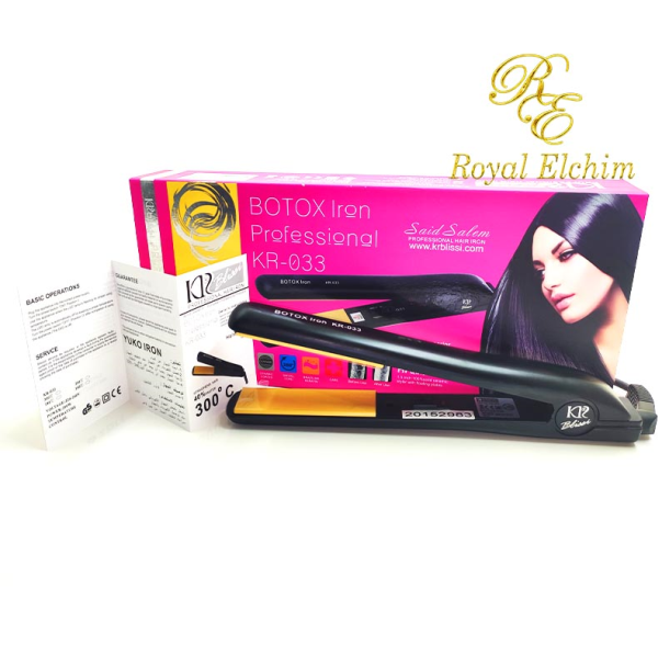 استخدام احترافى مكواة KR 033 HAIR STRAIGHTER 300 C