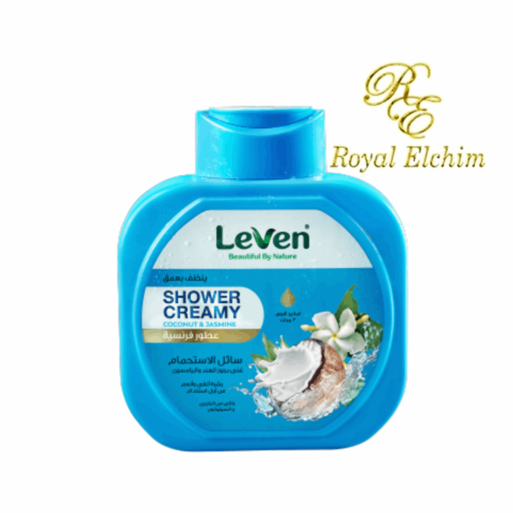 العنايه بالجسم Leven shower cream Coconut &amp; Jasmin