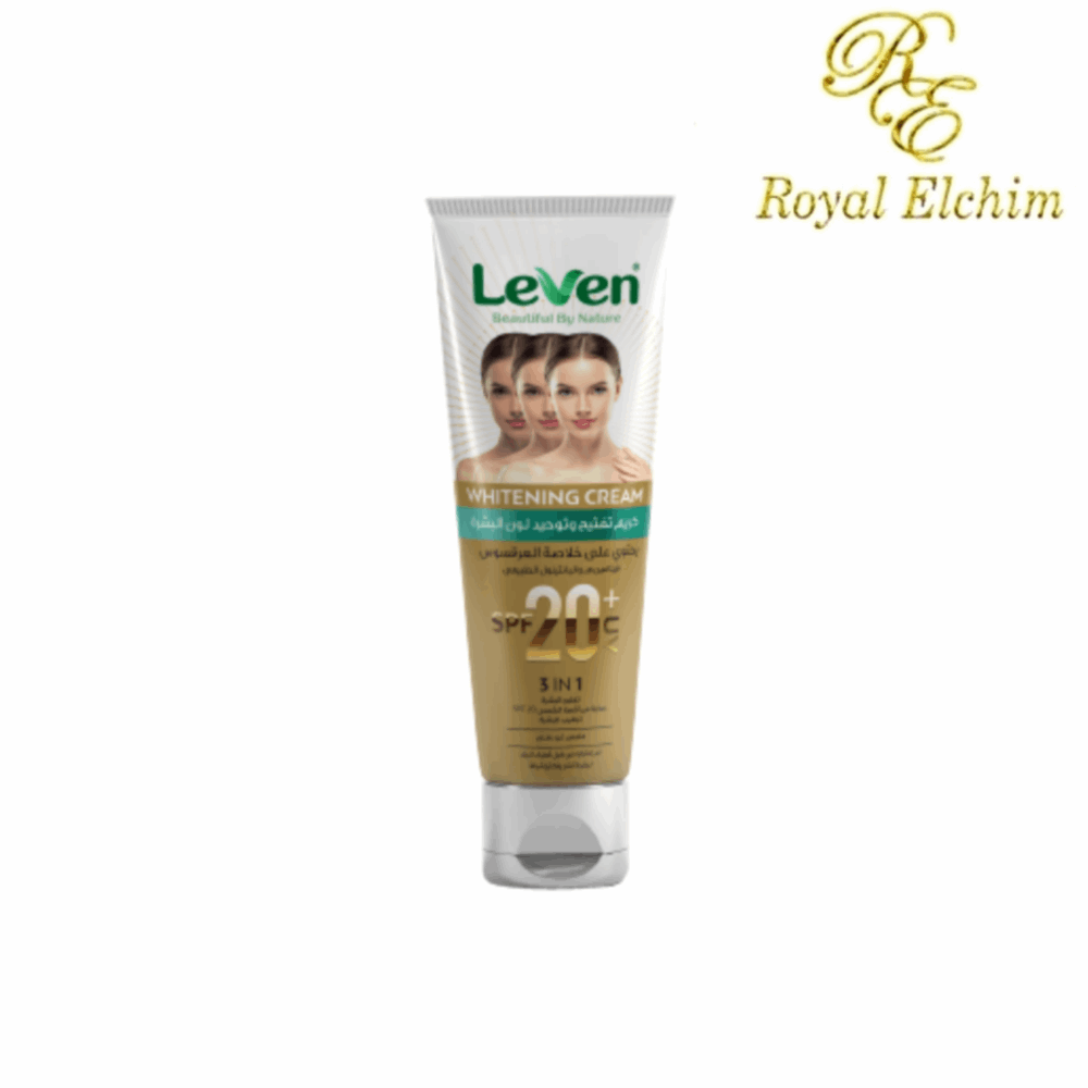 العنايه بالبشره Leven whitenning cream 3*1